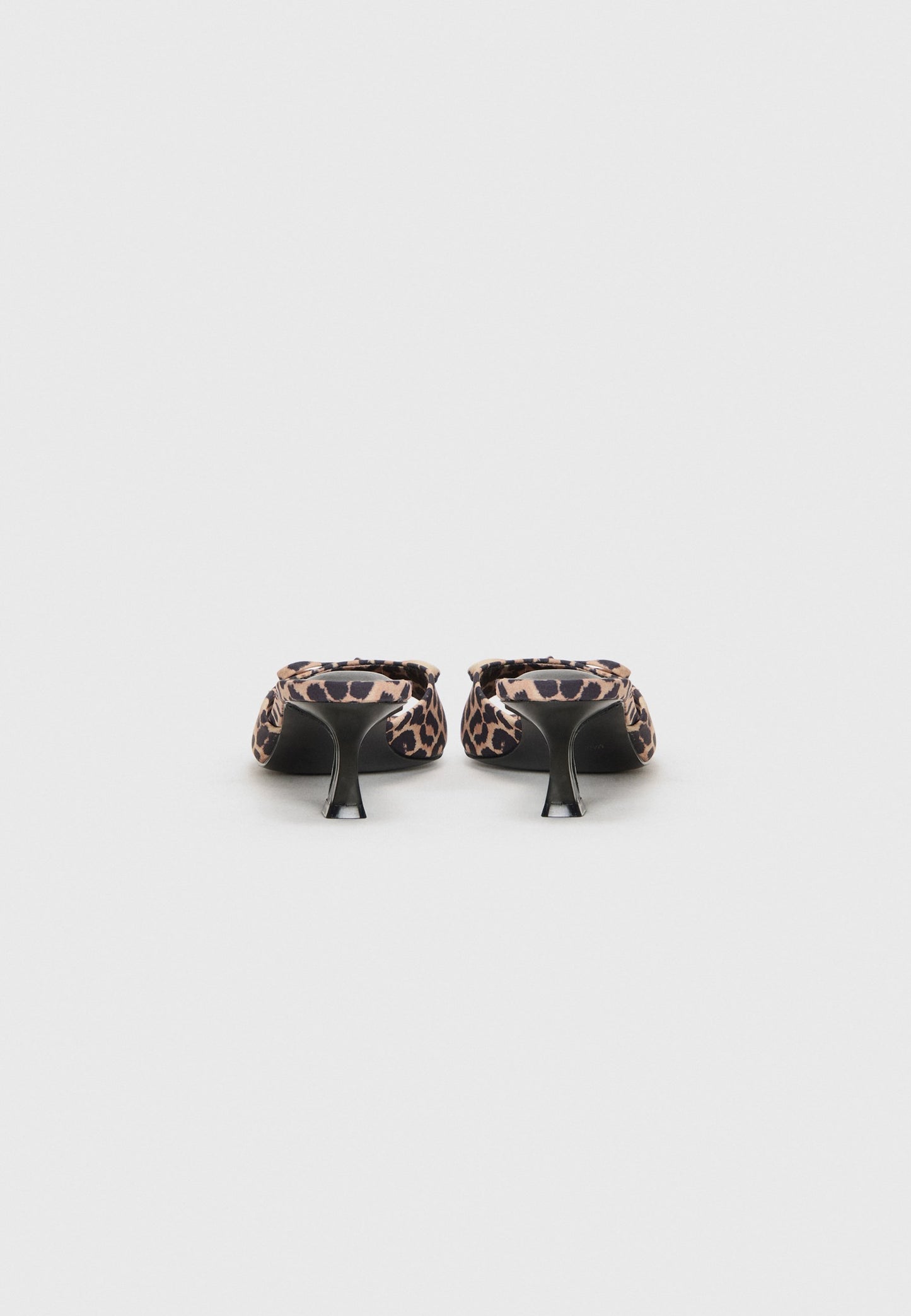 Anna Field Heeled Mules - Brown