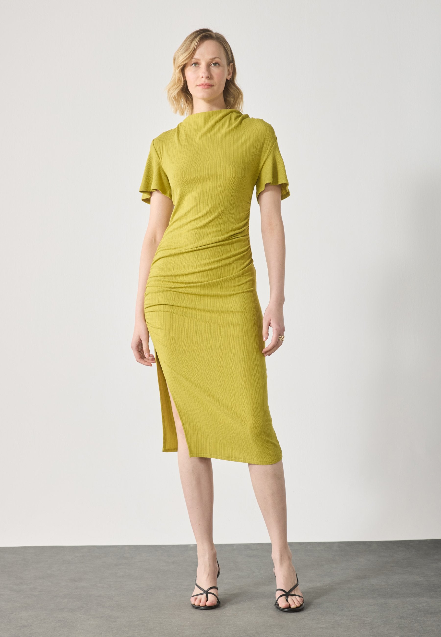 Anna Field Cocktail Dress / Party Dress - Lime Green
