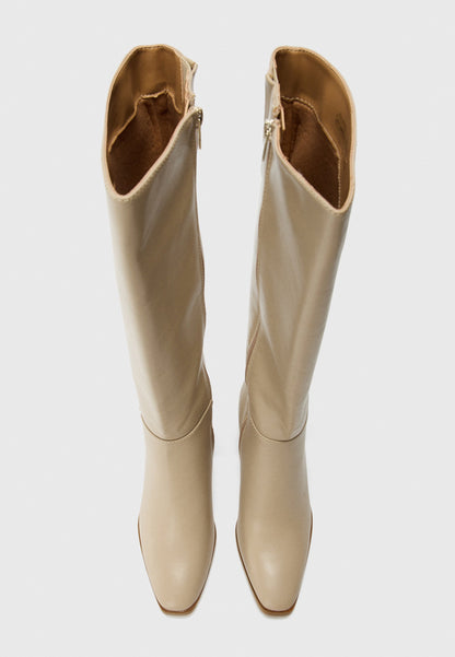 Anna Field High Heeled Boots - Camel