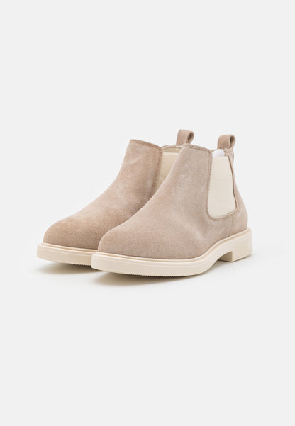  Leather - Ankle Boots - Beige