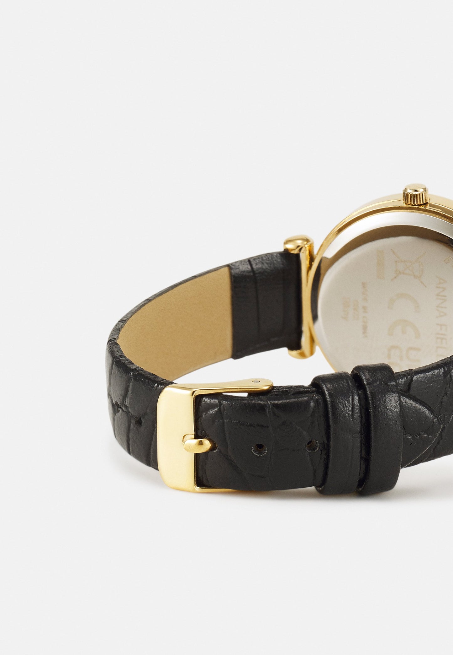 Anna Field Watch - Black/Gold-Coloured