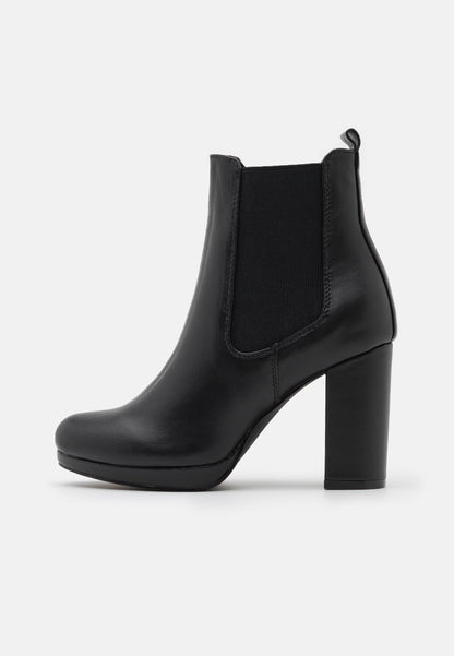 Anna Field High Heeled Ankle Boots - Black