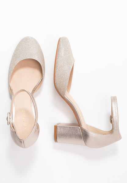 Anna Field Leather - Classic Heels - Champagne