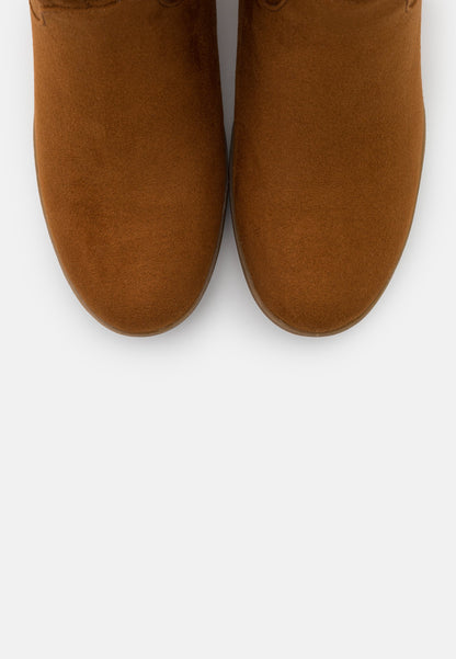 Anna Field Winter Boot - Wedge Ankle Boots - Cognac