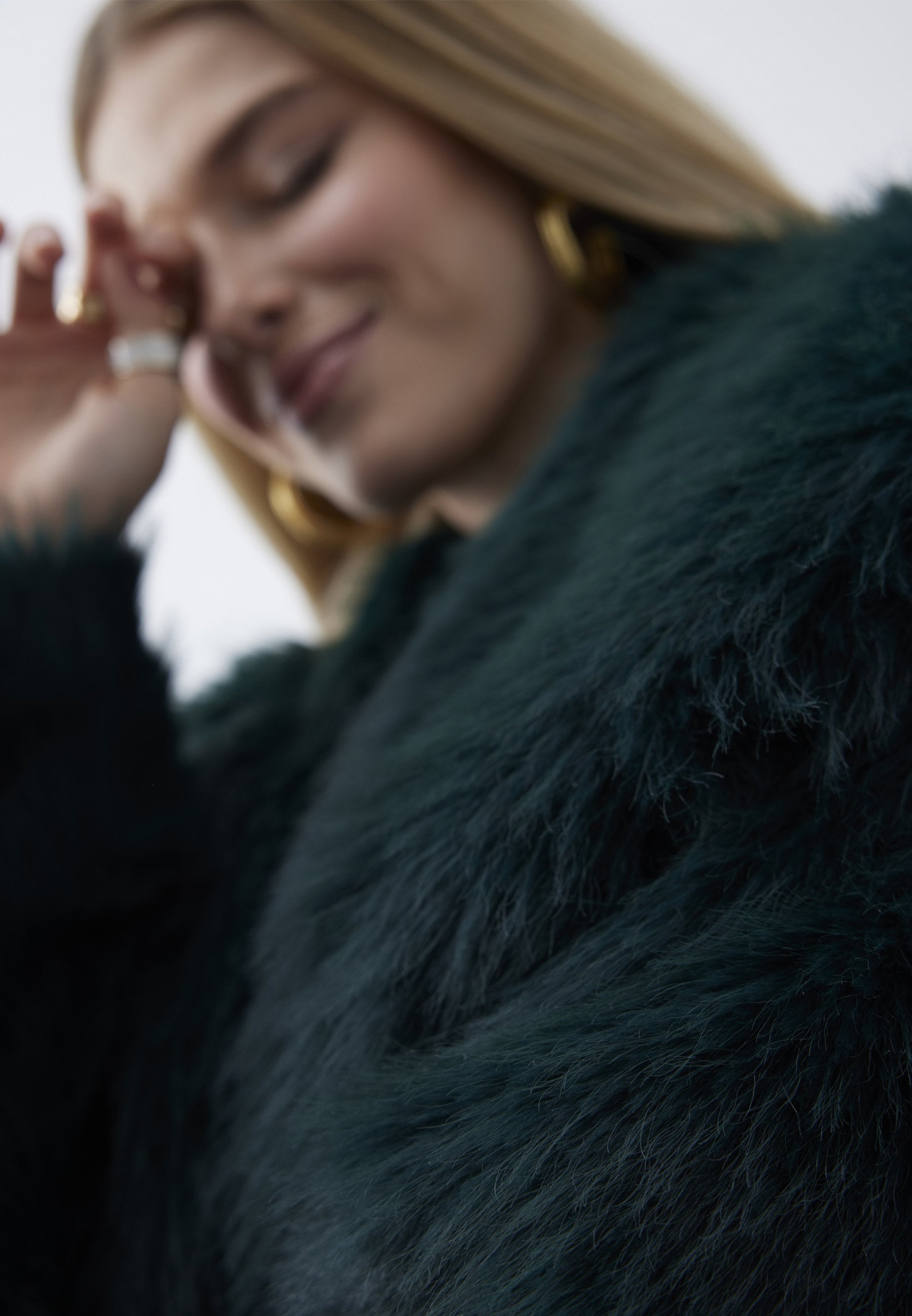 Anna Field Winter Coat - Dark Green