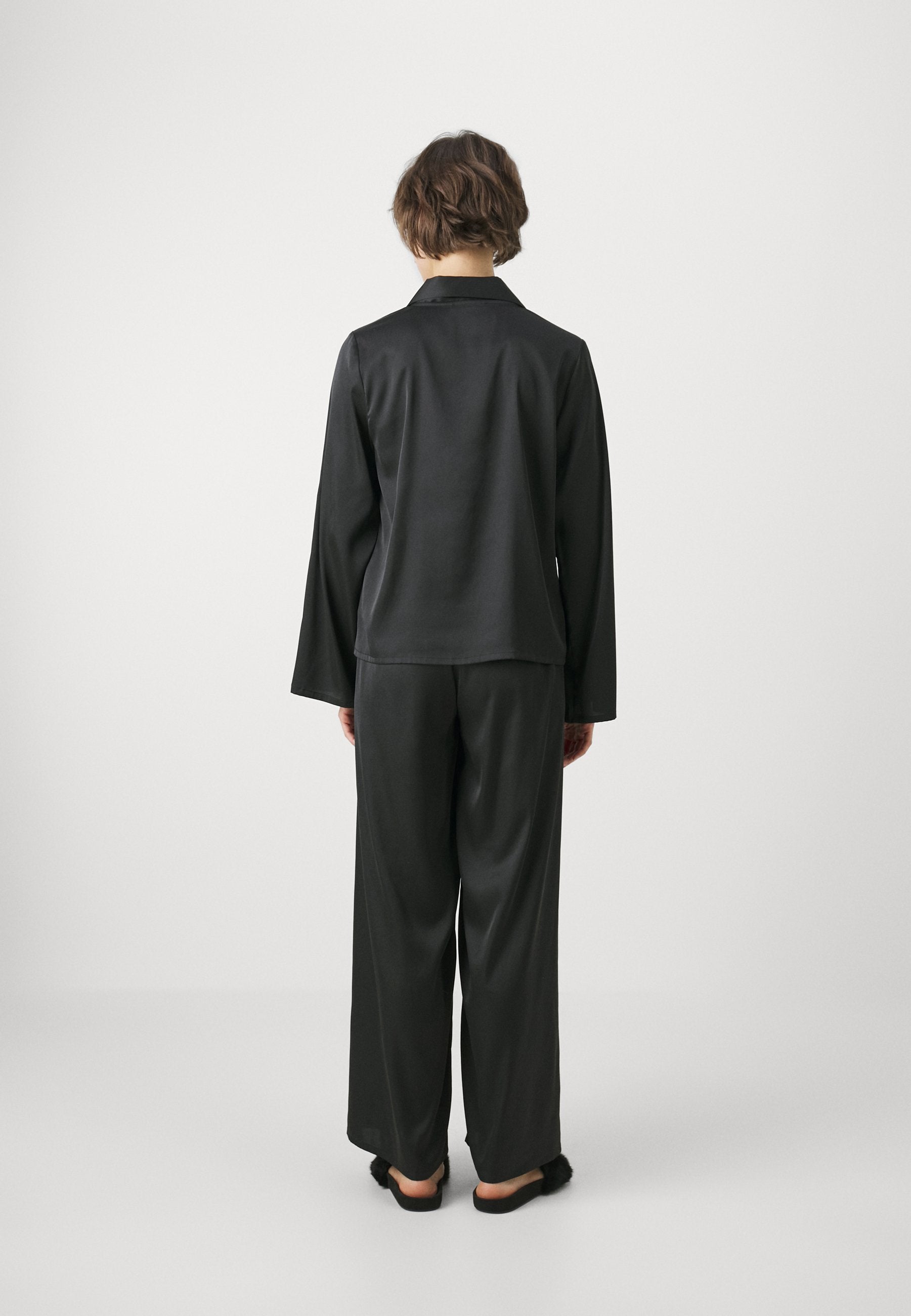 Anna Field WIDE LEG - Pyjama Set - Black