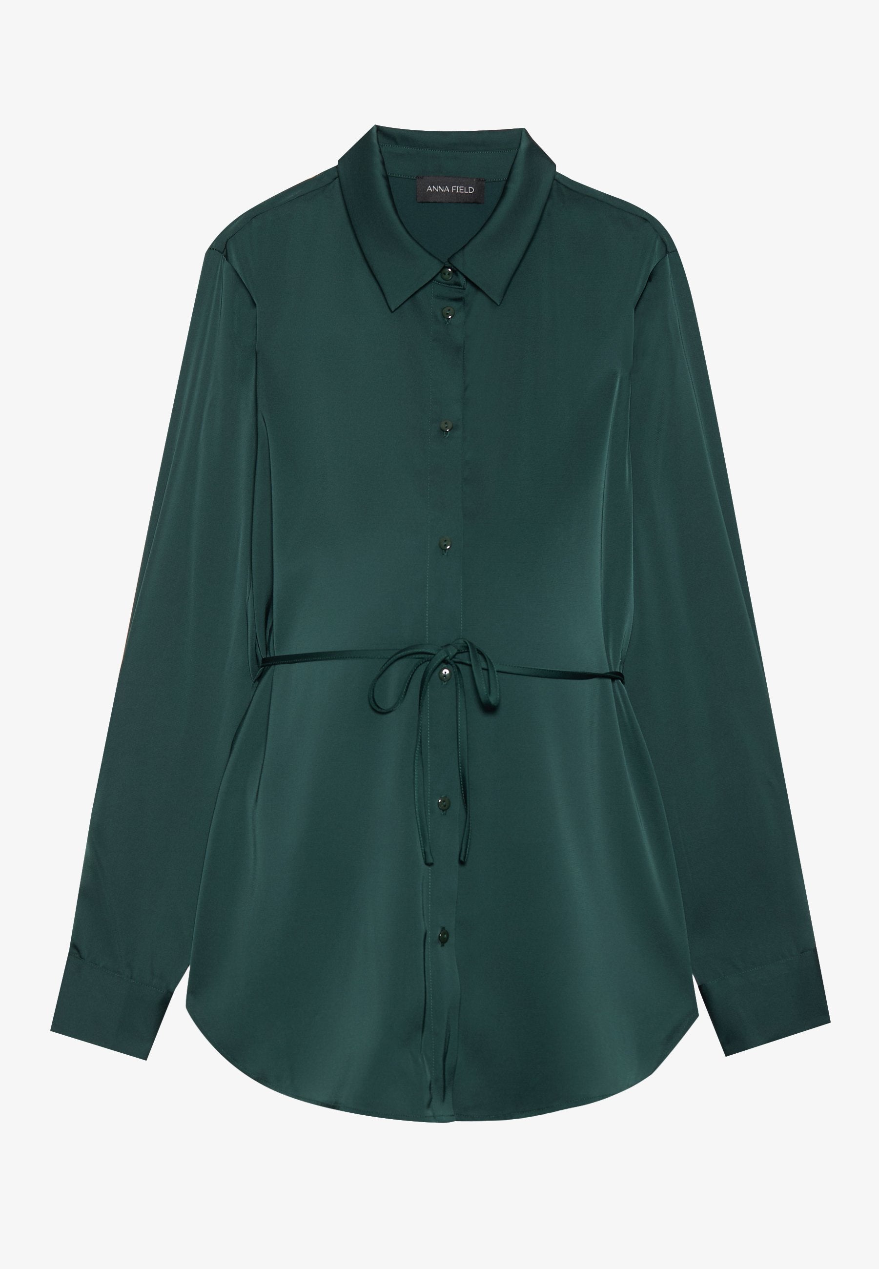  Button-down Blouse - Green