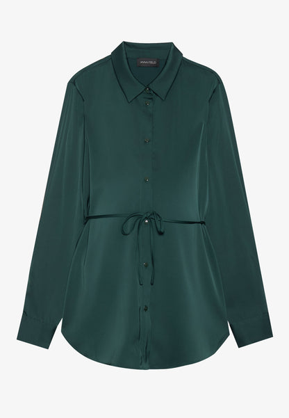  Button-down Blouse - Green