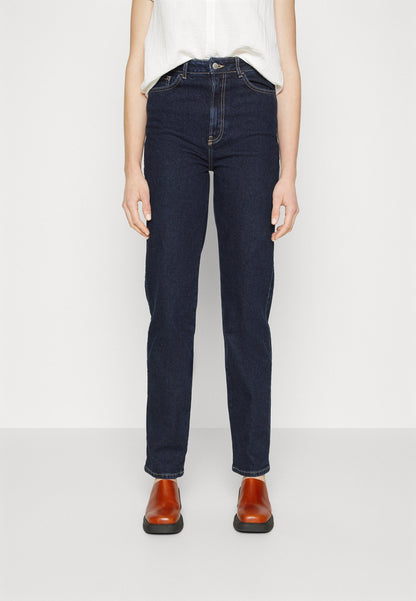  Straight Leg Jeans - Dark Blue Denim