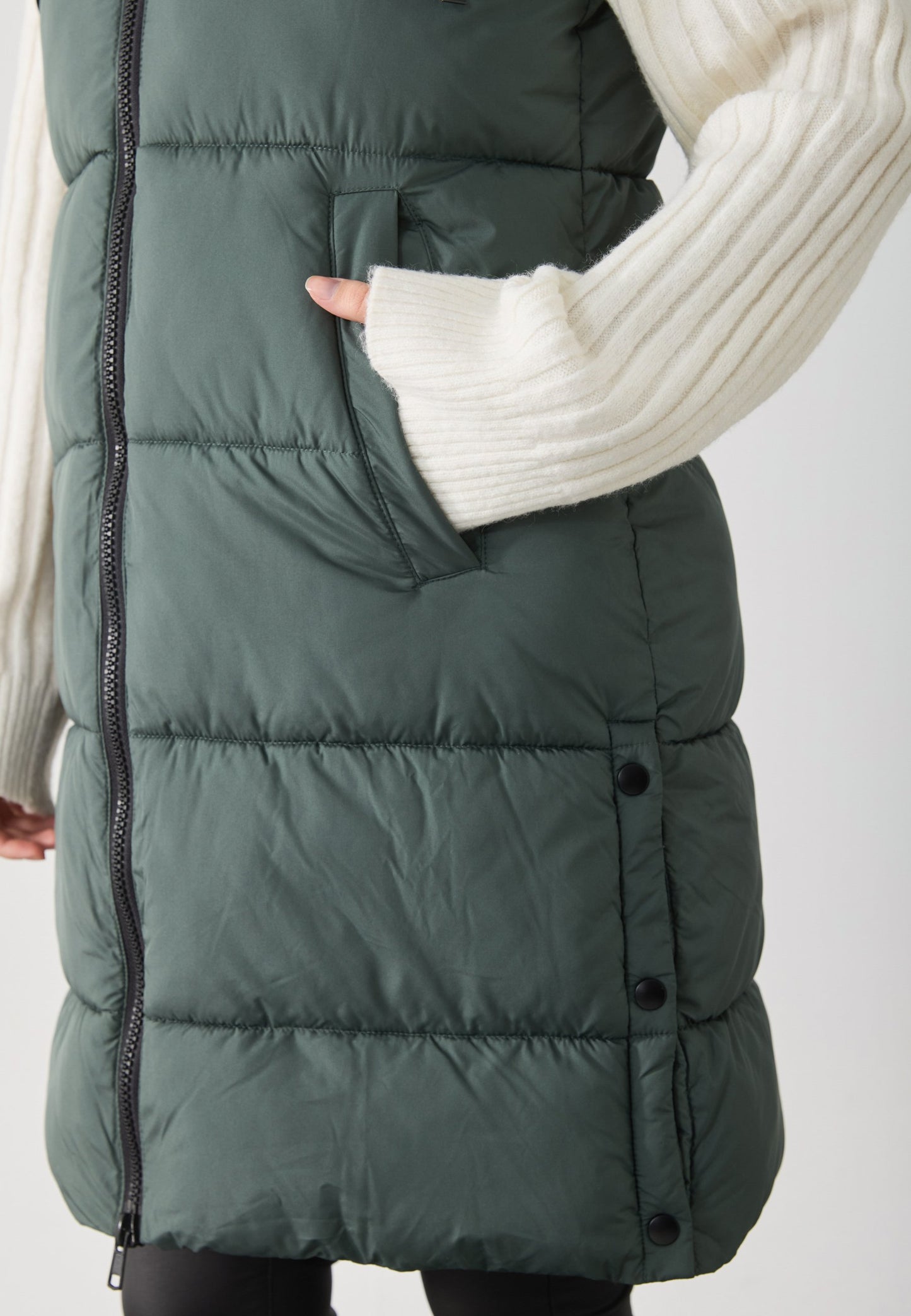 Anna Field Waistcoat - Dark Green