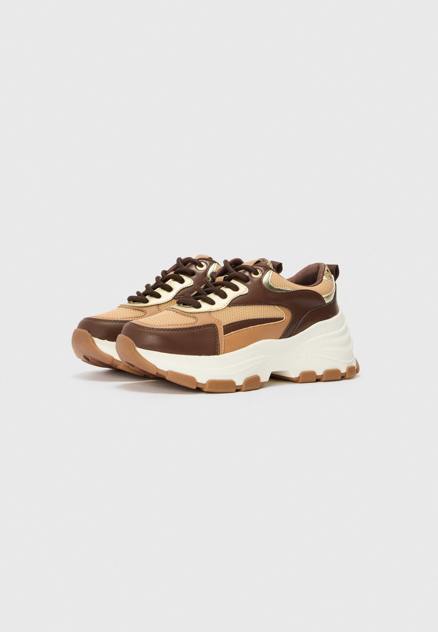 Anna Field Trainers - Dark Brown/gold-coloured/cognac