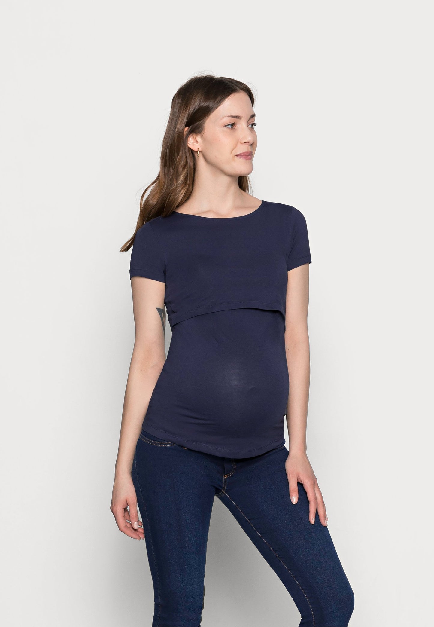  Nursing 2Er Pack - Basic T-Shirt - Basic T-Shirt - Dark Blue/Black