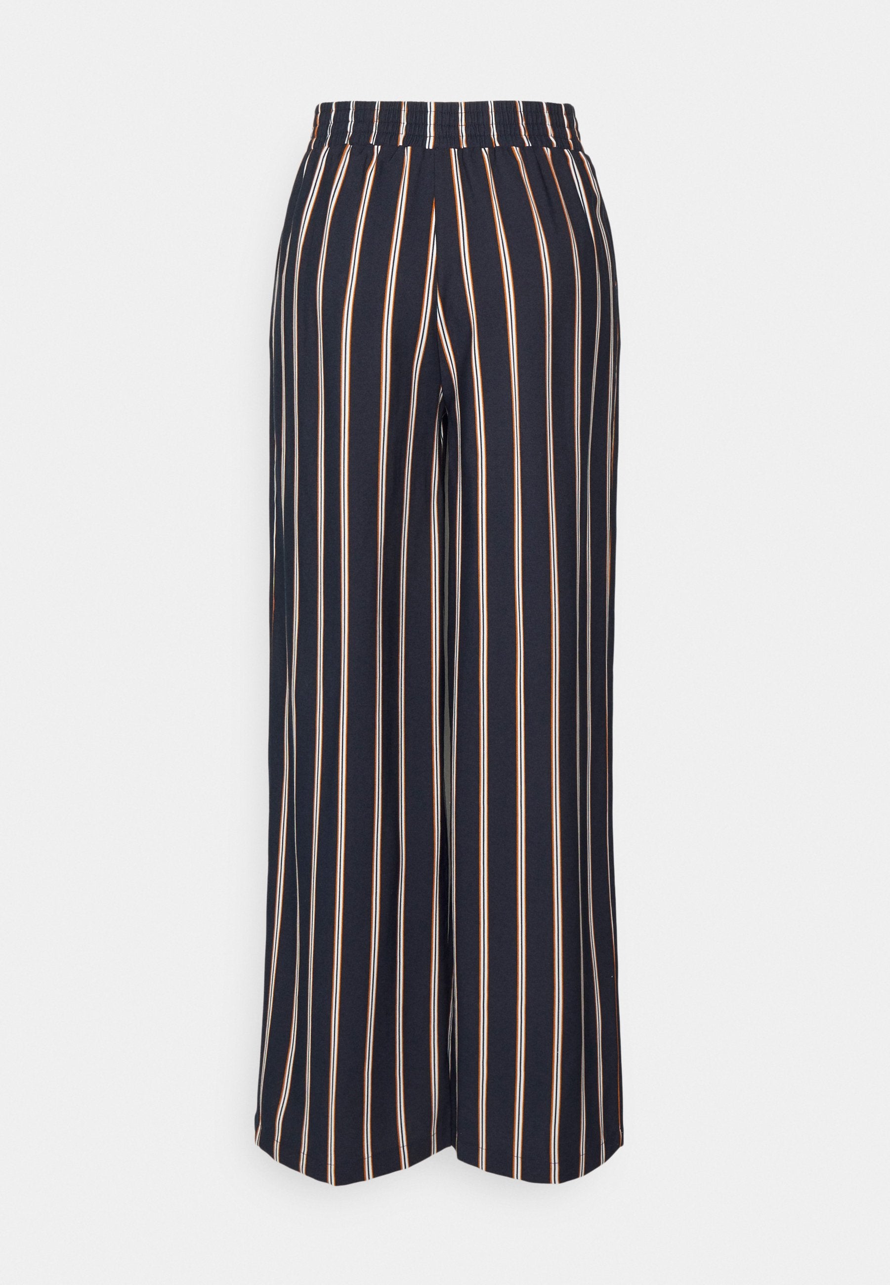 Anna Field Trousers - Dark Blue/Brown/White