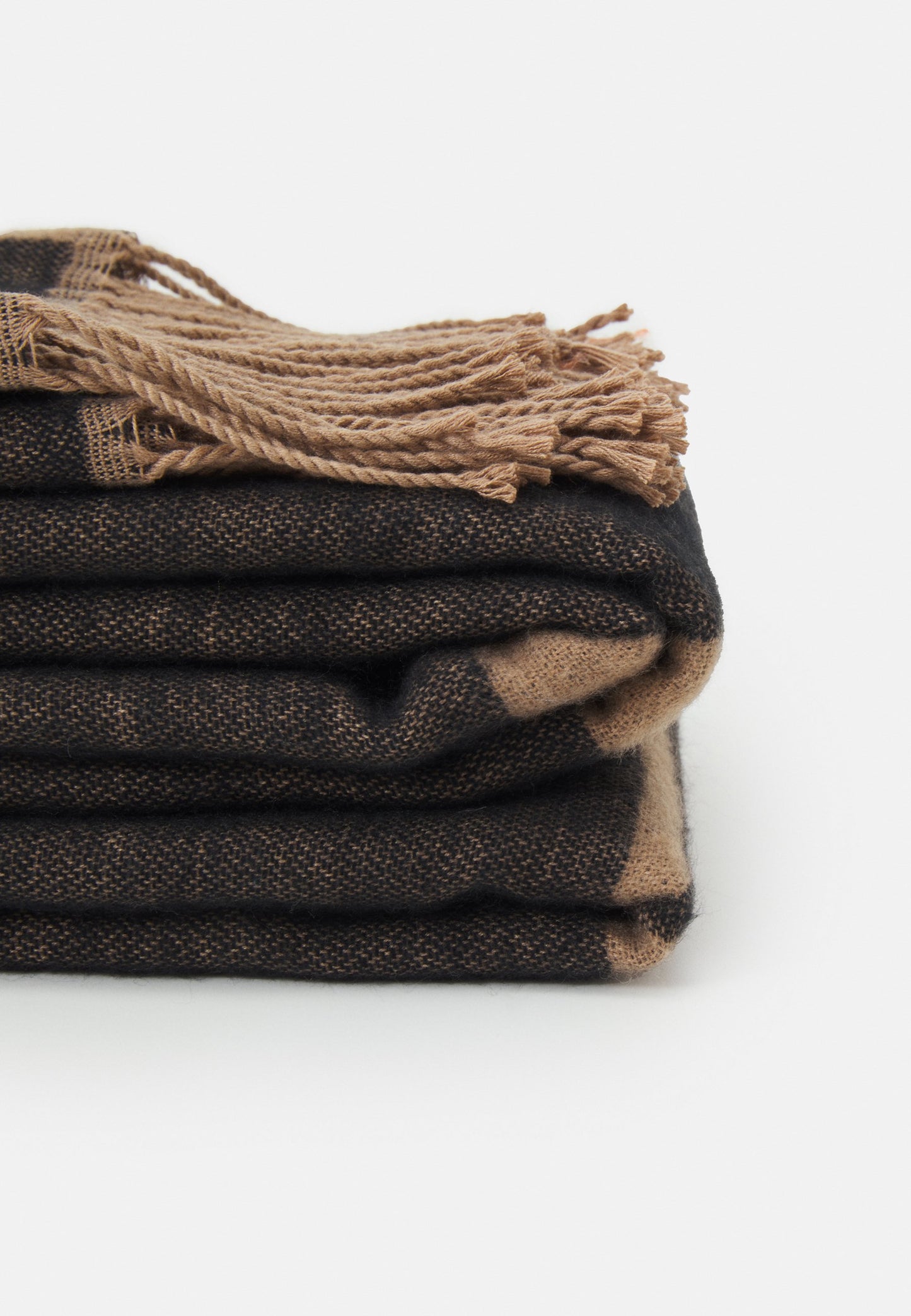 Anna Field Scarf - Camel/Black