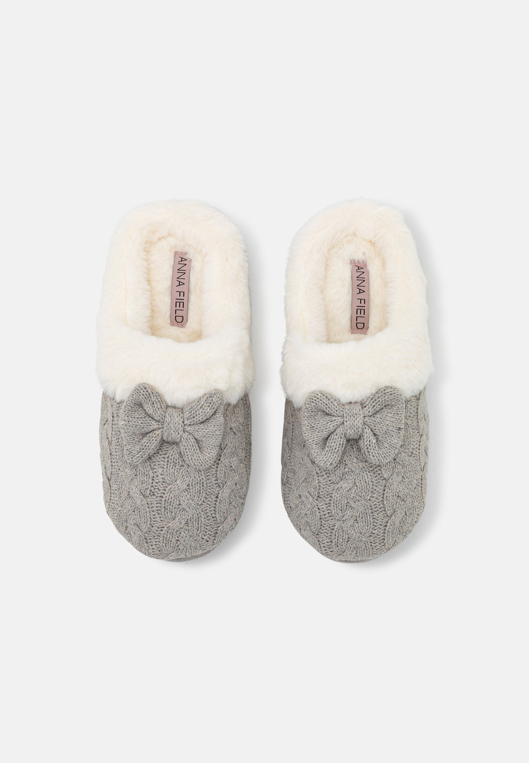 Anna Field Slippers - Light Grey