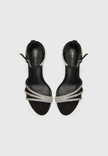 Anna Field Ankle Cuff Sandals - Black