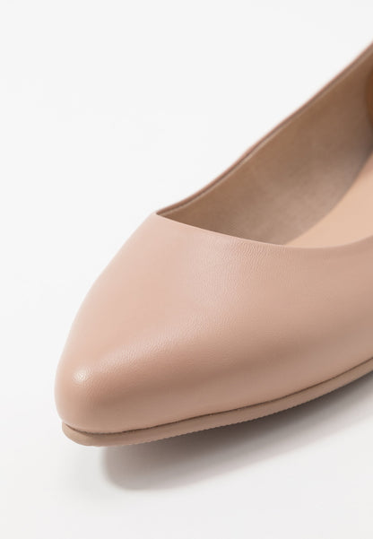 Anna Field Leather - Ballet Pumps - Beige