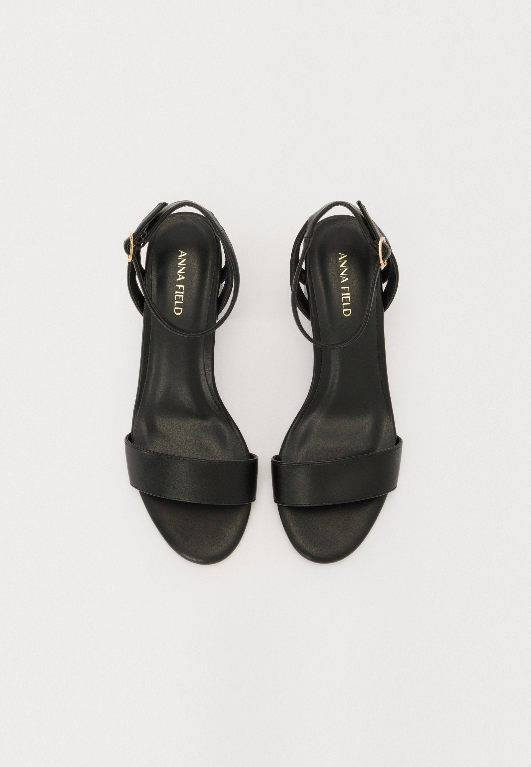 Anna Field Sandals - Black-mottled Black