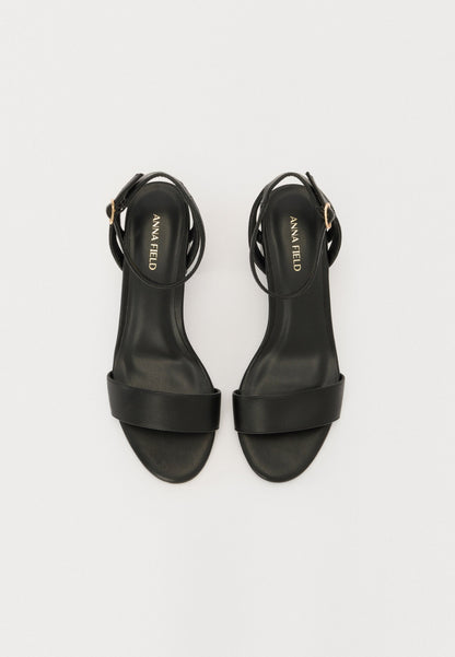 Anna Field Sandals - Black-mottled Black