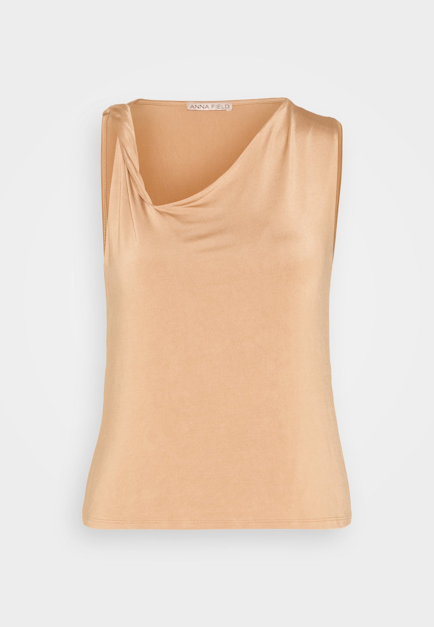Anna Field Top - Light Brown