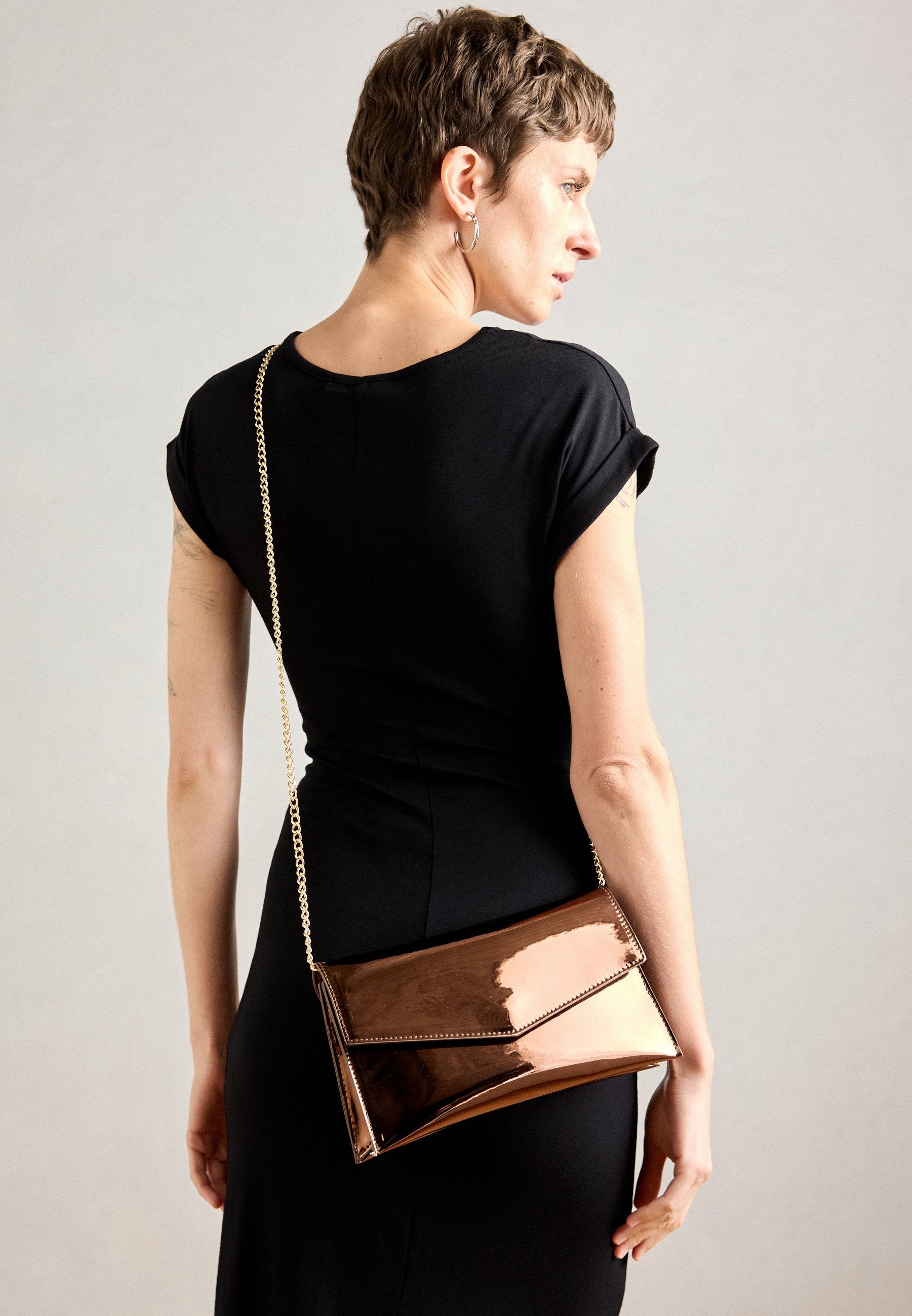 Anna Field Clutch - Copper