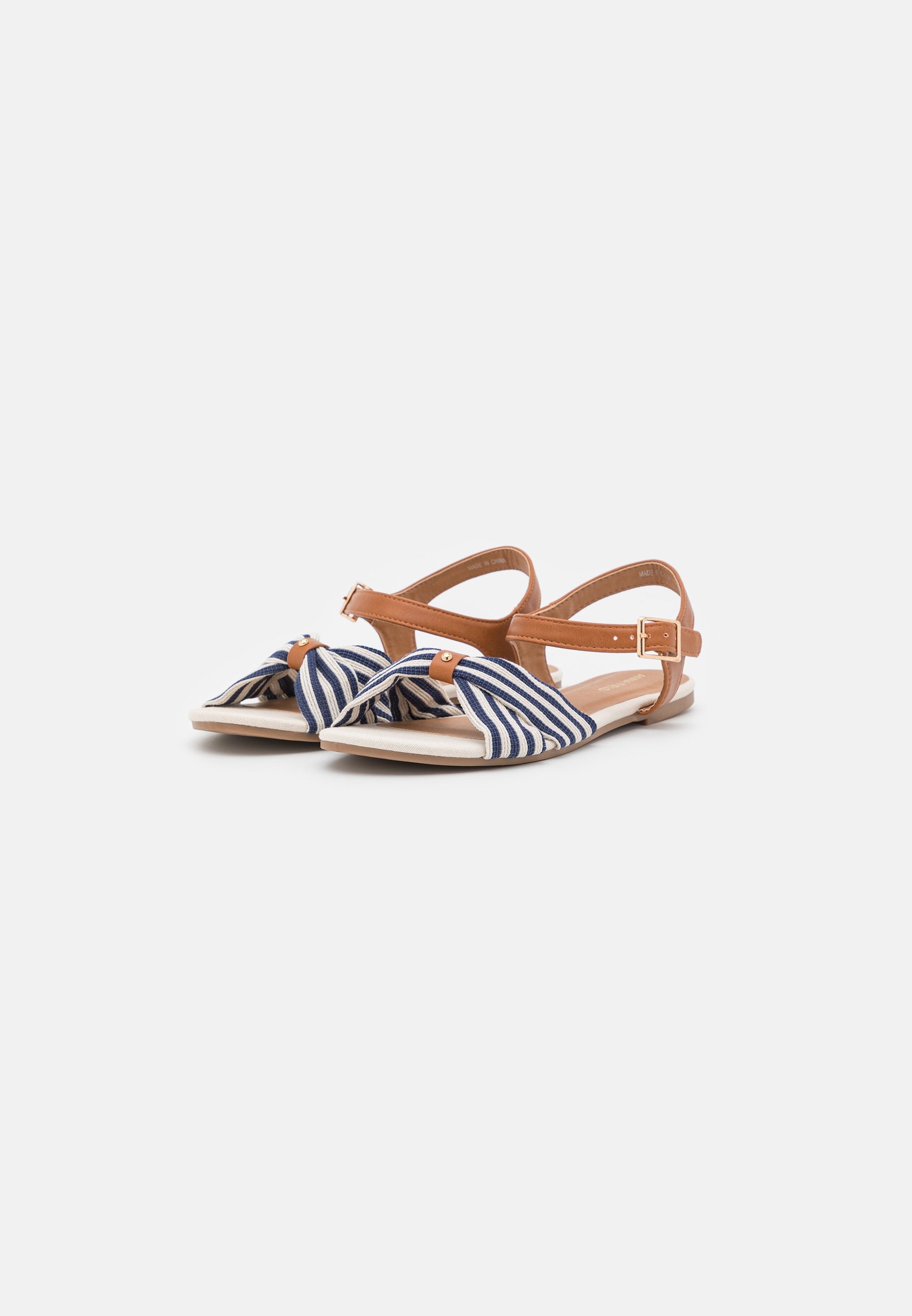 Anna Field Sandals - Cognac/Dark Blue