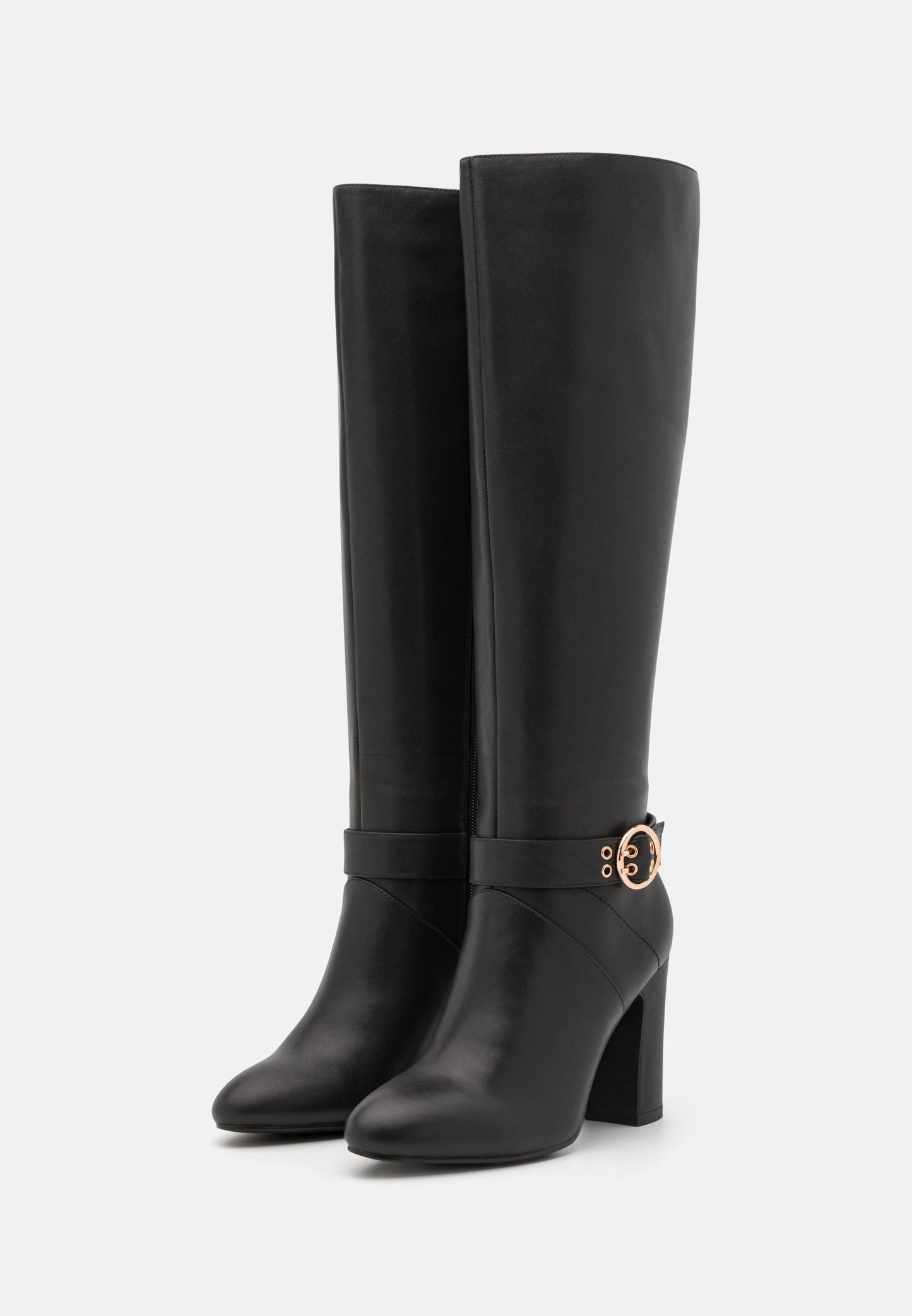 Anna Field Leather- High Heeled Boots - Black