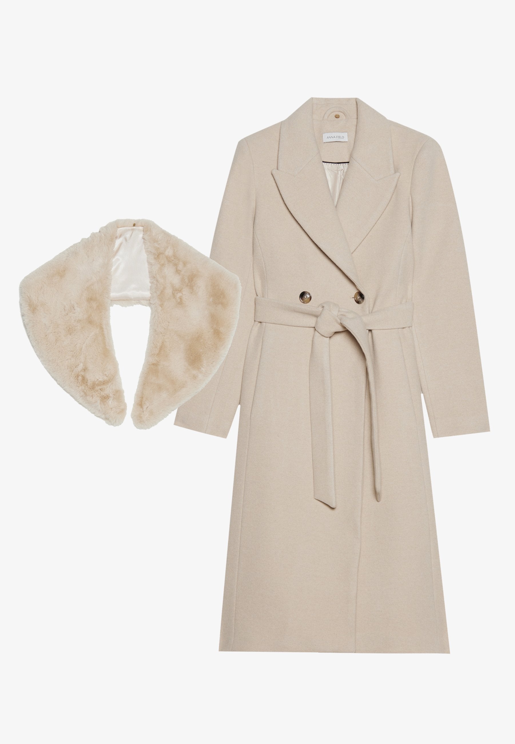 Anna Field Classic Coat - Beige