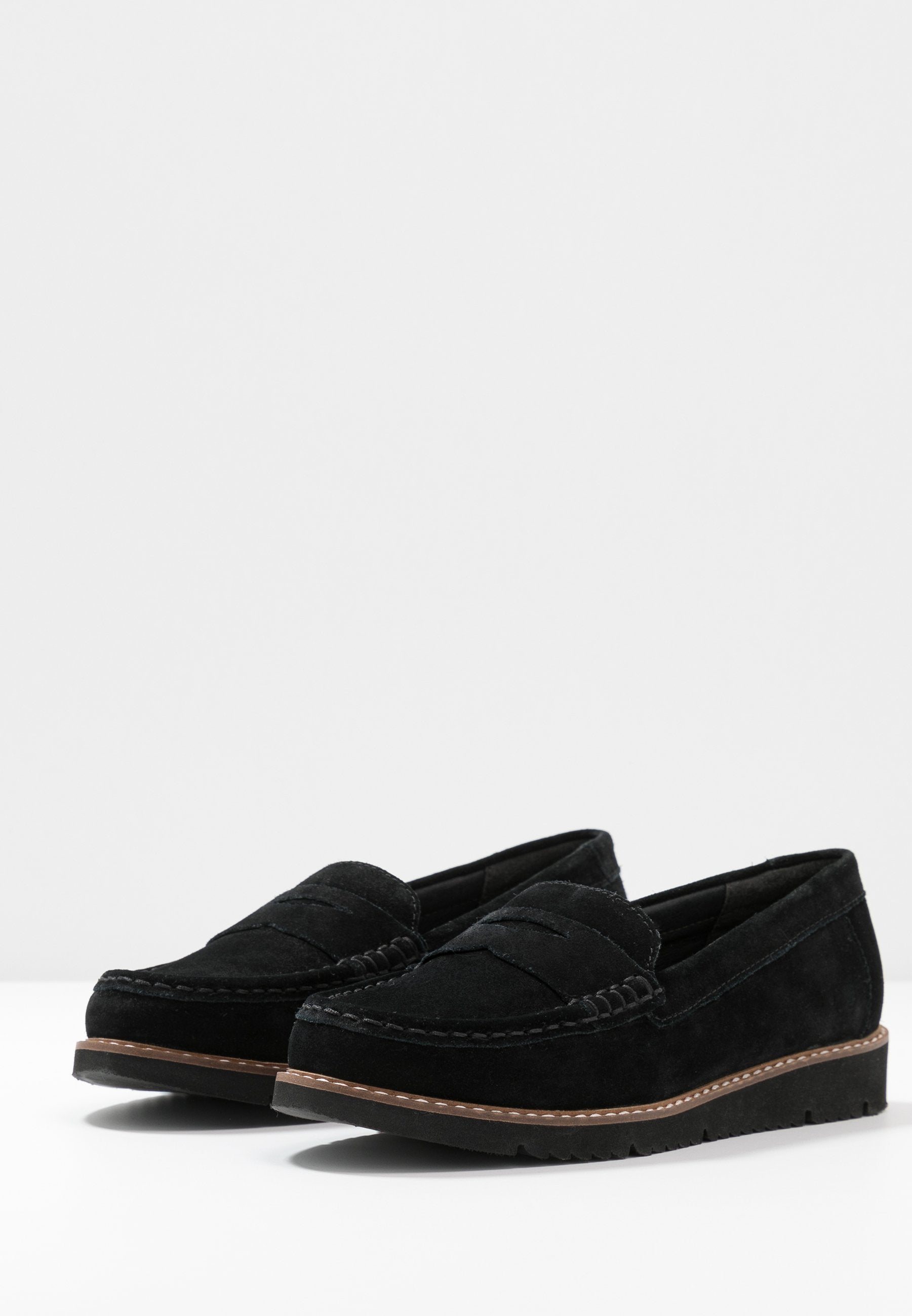 Anna Field Comfort Leather - Slip-Ons - Black