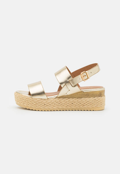 Anna Field Espadrilles - Gold