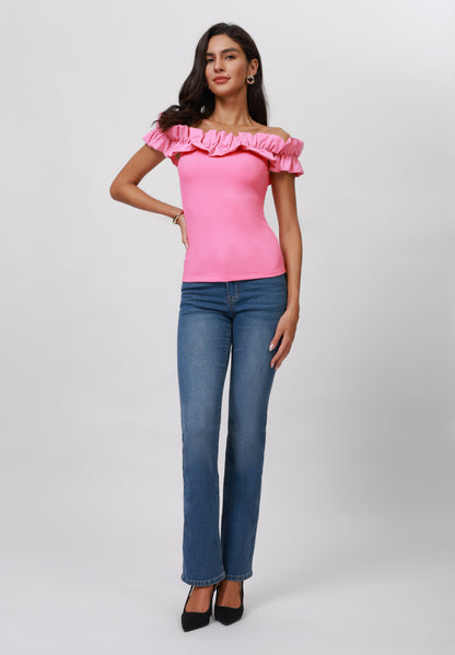 Anna Field Top - Pink