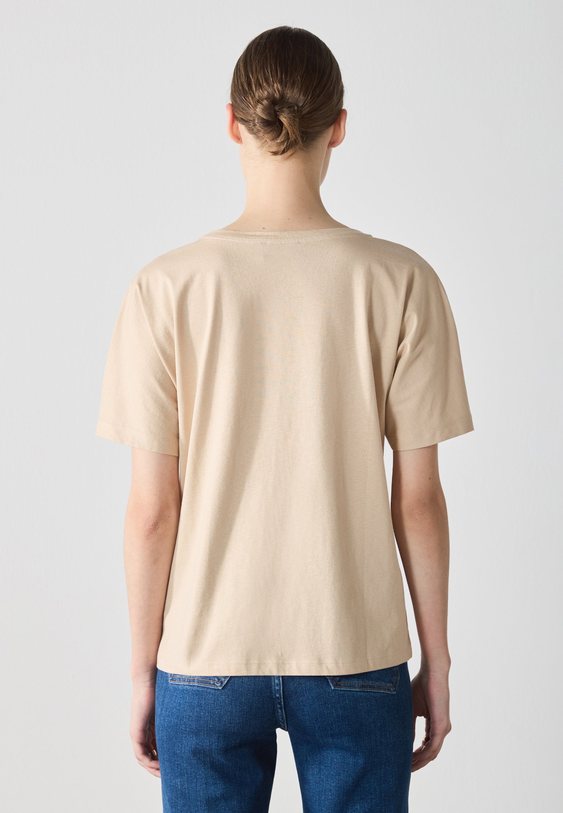 Anna Field 3 PACK - Basic T-shirt - Cement/rifle Green/black