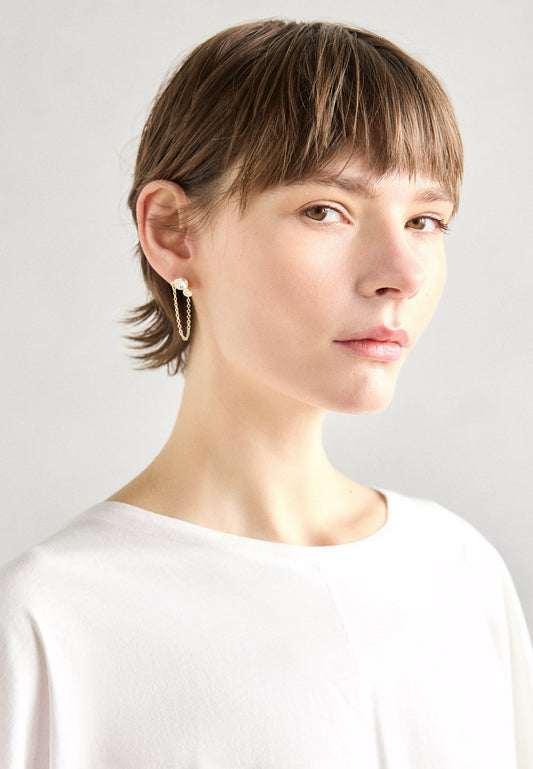 Anna Field 8 PACK - Earrings - Shiny Gold Coloured