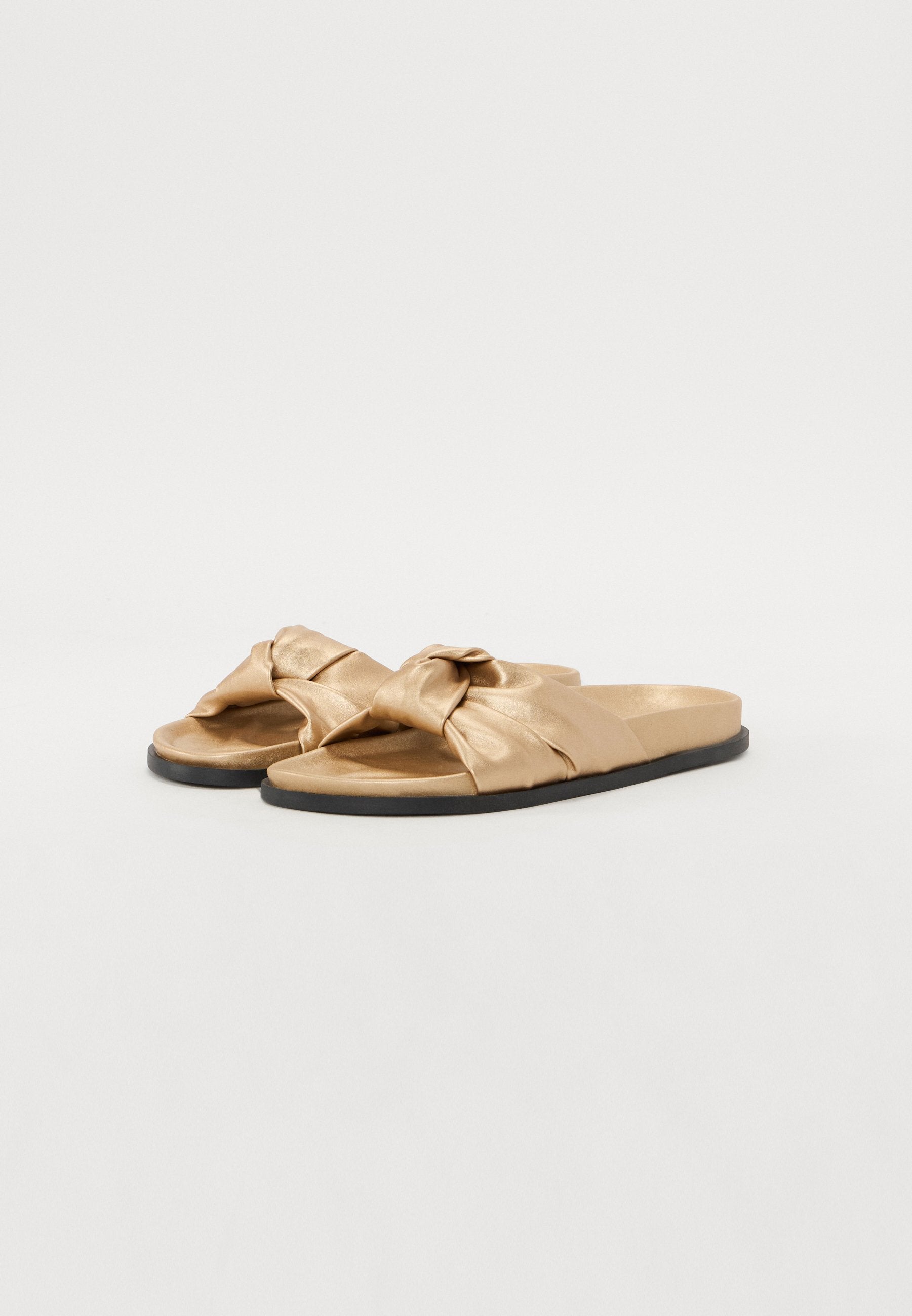 Anna Field Mules - Gold