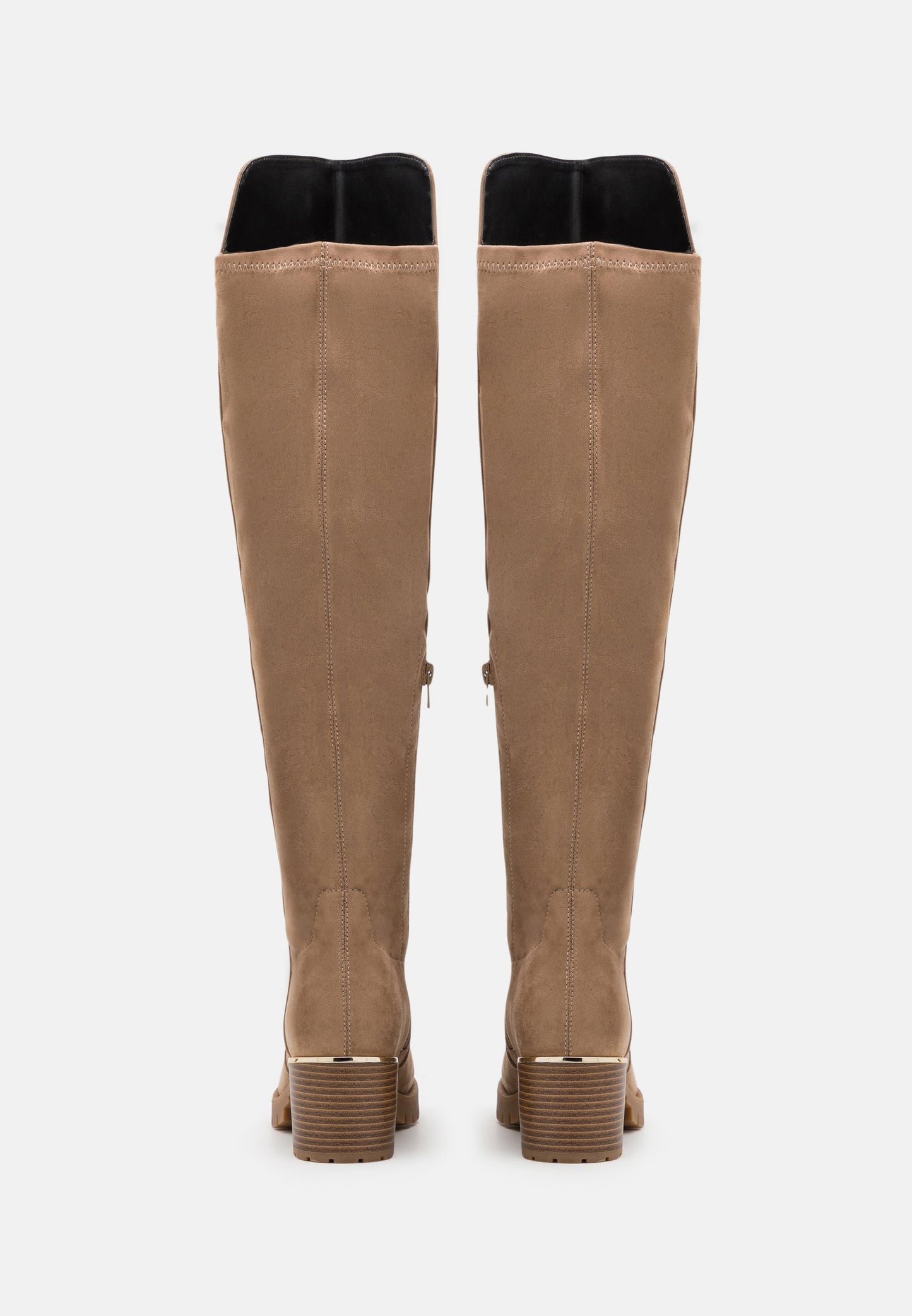  Over-the-knee Boots - Beige