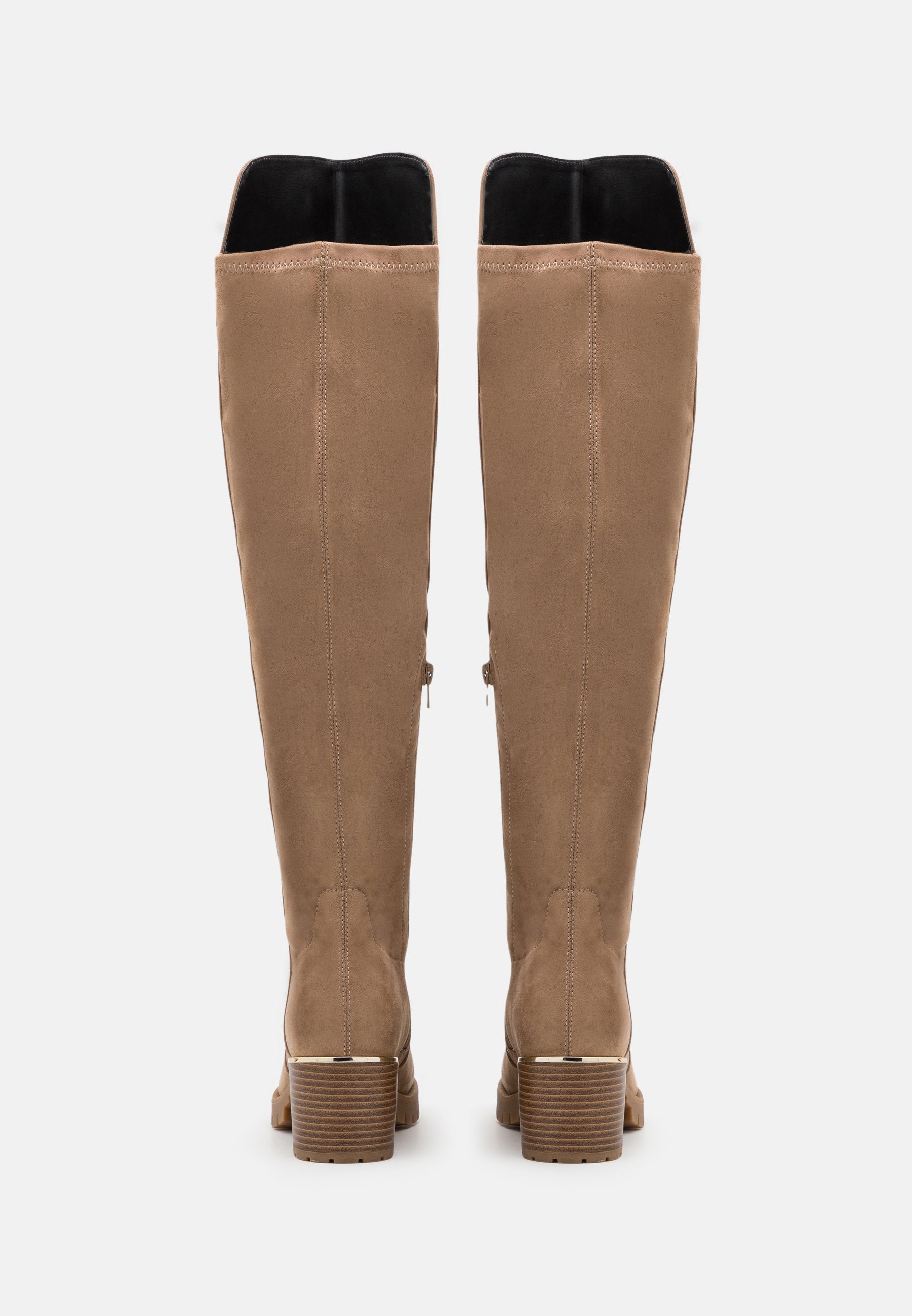  Over-the-knee Boots - Beige