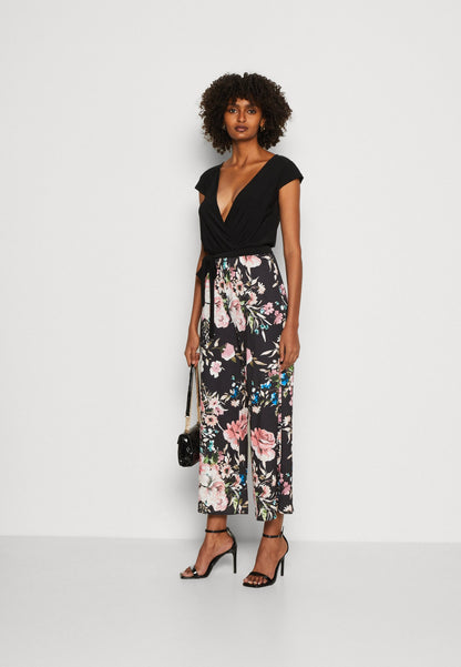 Anna Field Jumpsuit - Black/Multi-Coloured