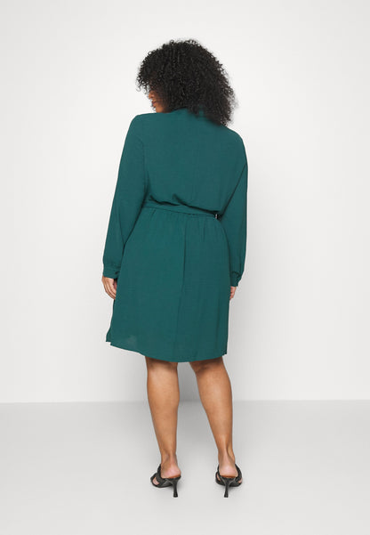  Shirt Dress - Dark Green