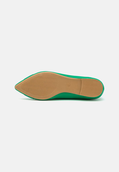 Anna Field Ballet Pumps - Green