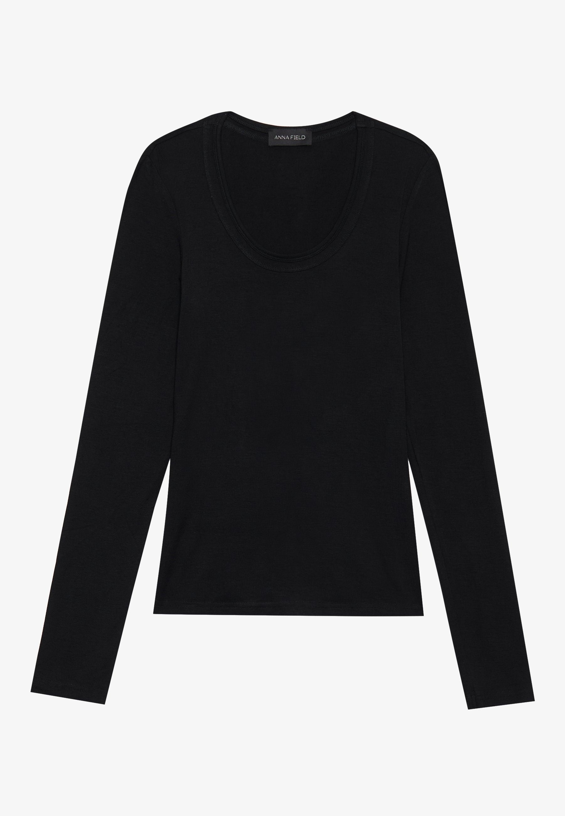 Anna Field 3 PACK - Long Sleeved Top - Rose Smoke/dark Olive/black
