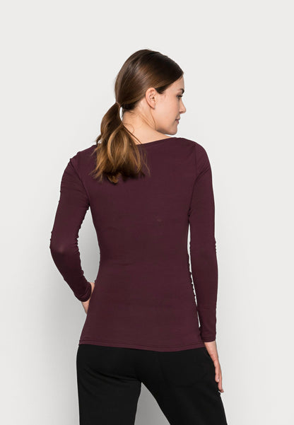  2 Pack - Long Sleeved Top - Dark Green/Bordeaux