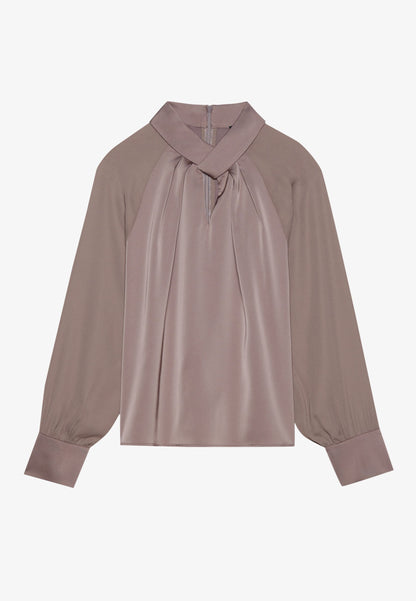 Anna Field Blouse - Dark Red
