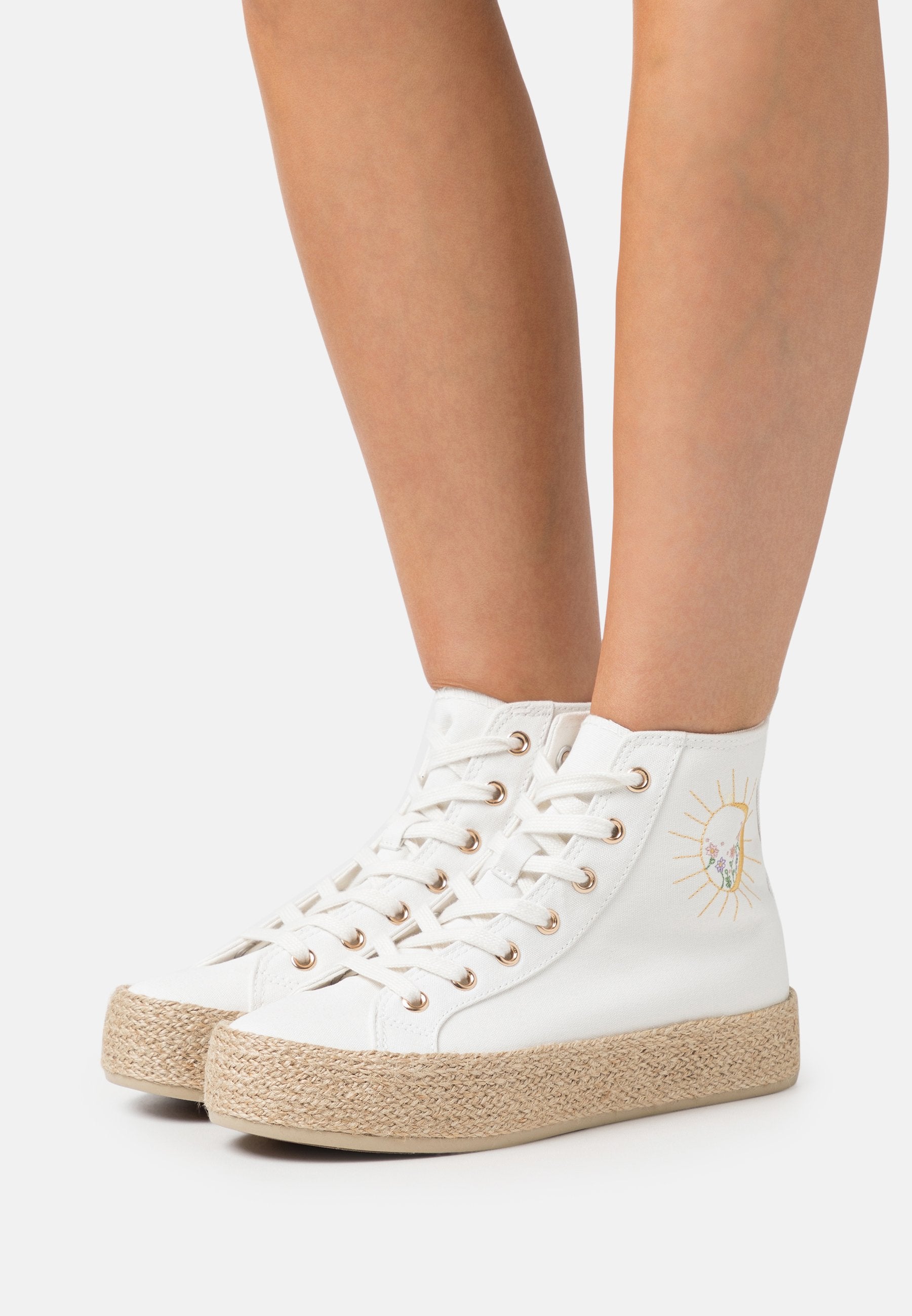 Anna Field High-Top Trainers - Beige
