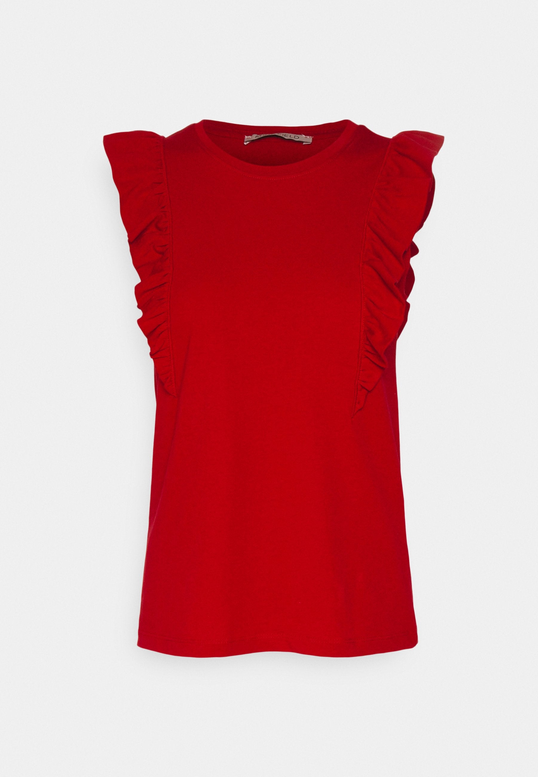 Anna Field Basic T-Shirt - Dark Red