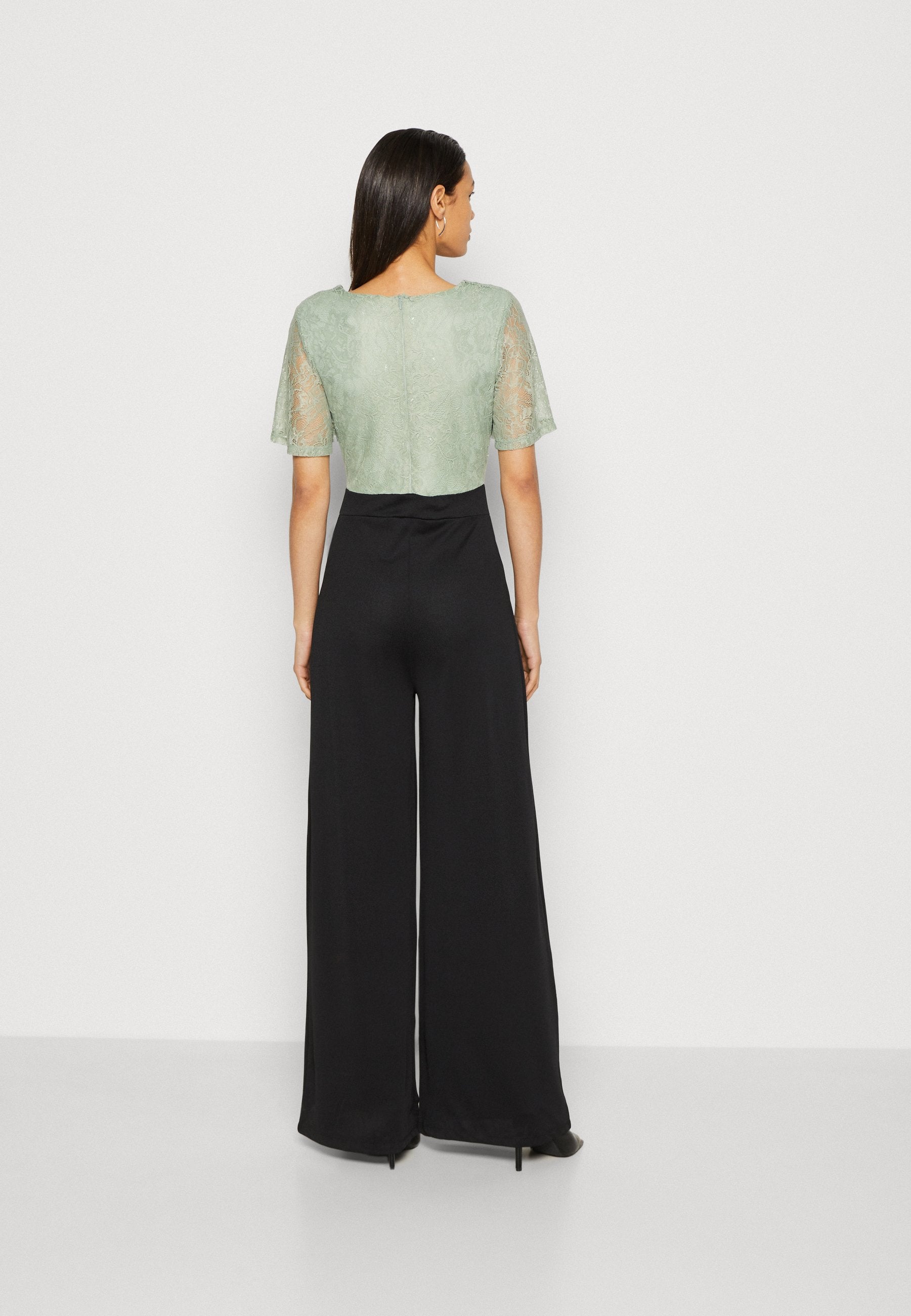 Anna Field Jumpsuit - Light Green/Black