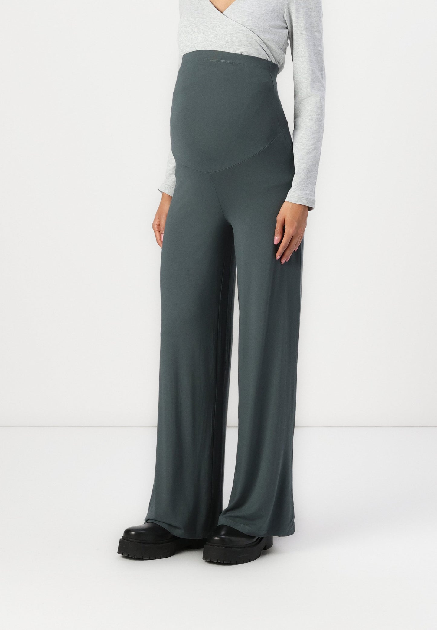  2 PACK - Tracksuit Bottoms - Dark Grey/dark Green