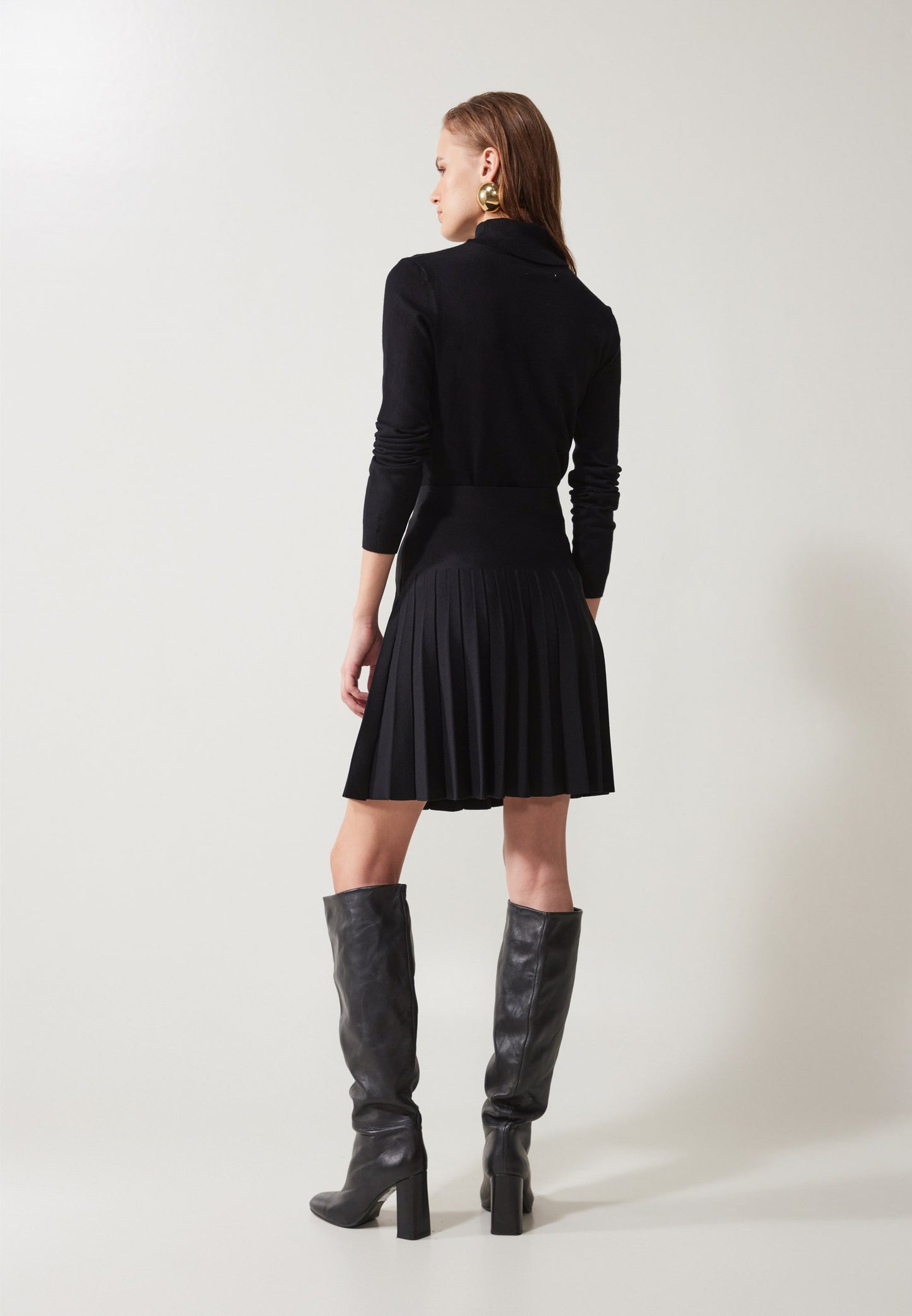 Anna Field MINI SKIRT WITH BUTTONS - A-line Skirt - Black