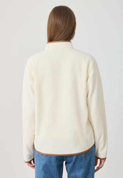 Anna Field Fleece Jumper - Off-white