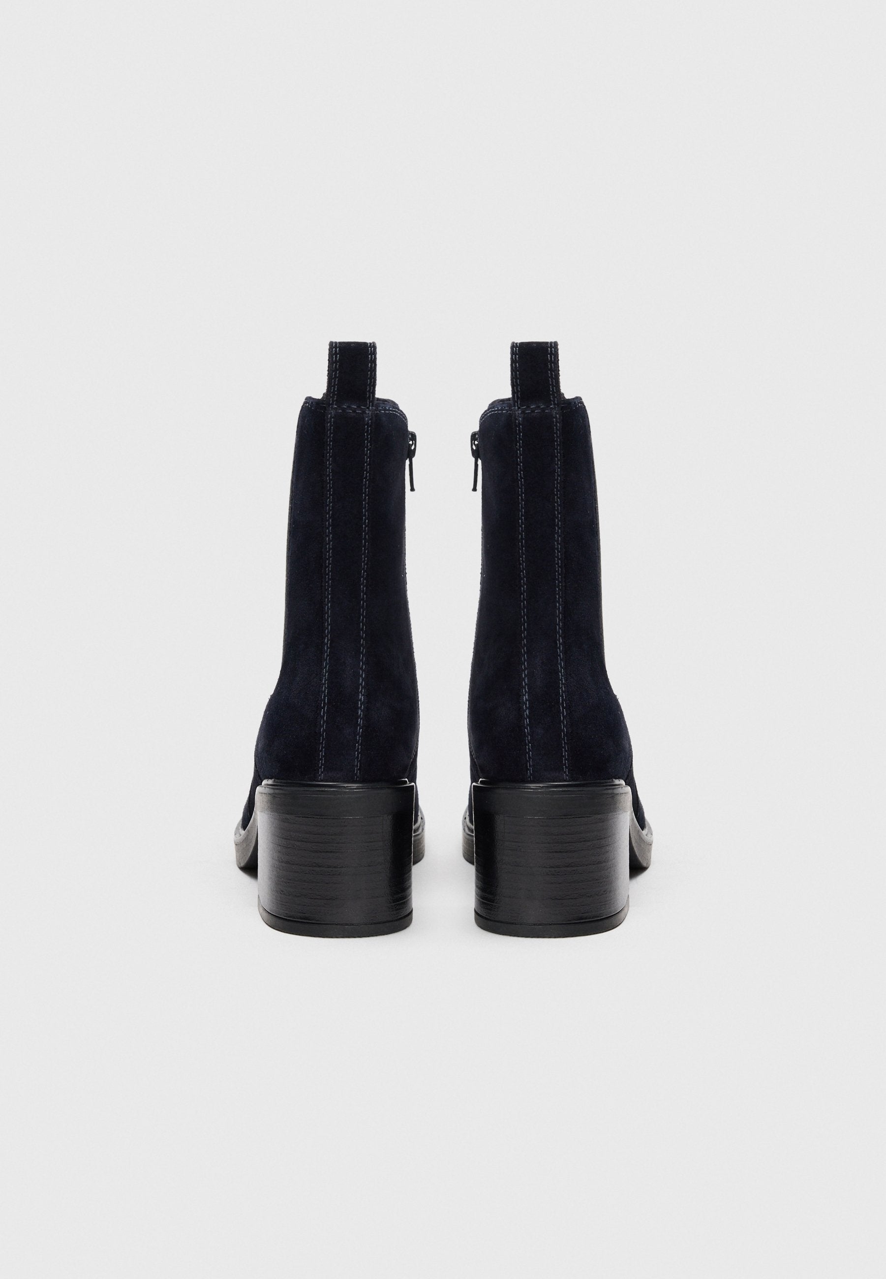 Anna Field LEATHER - Ankle Boots - Dark Blue