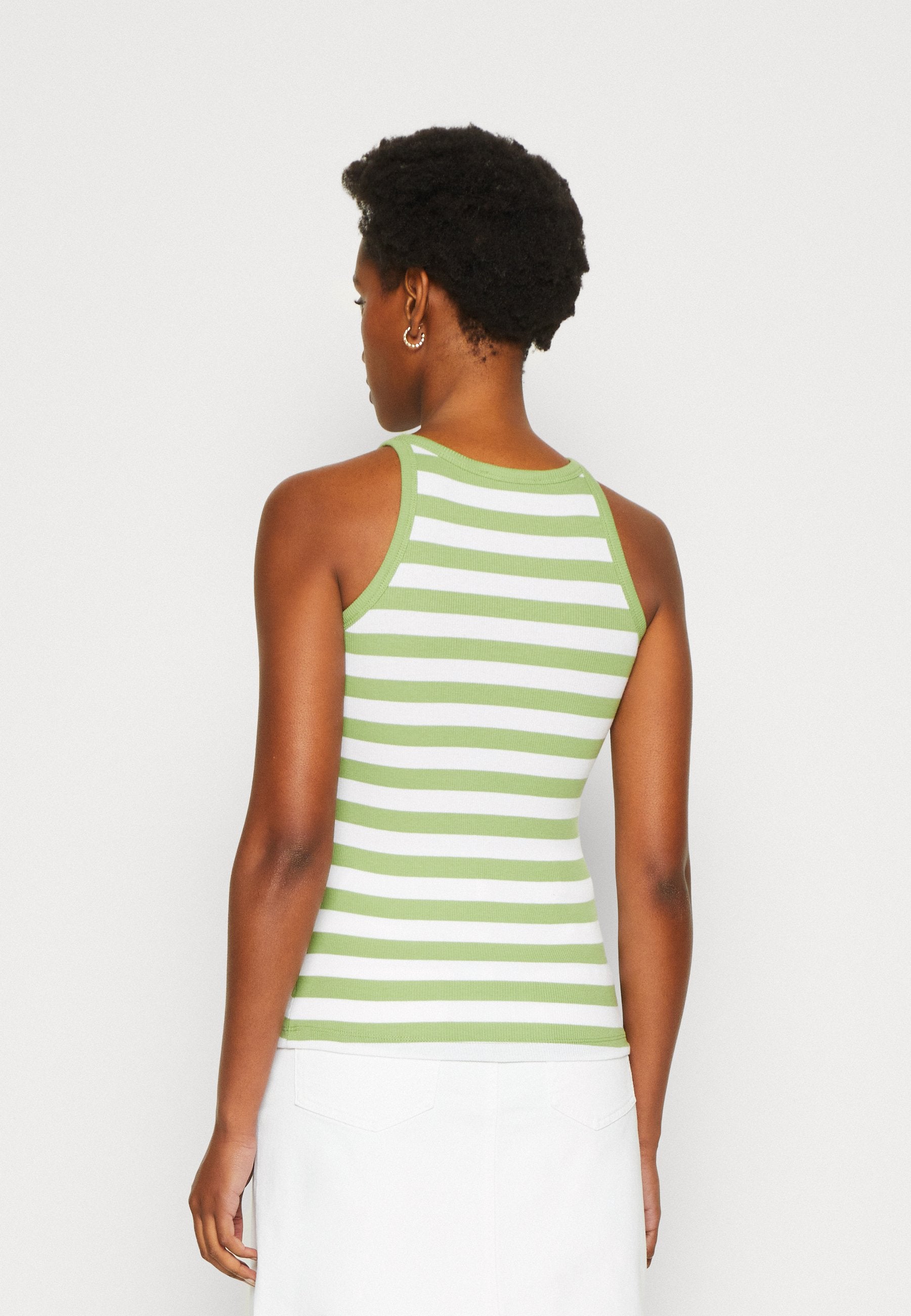 Anna Field 2 Pack - Top - Off-White/Green